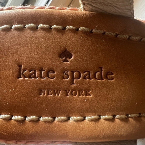 Kate Spade 7 Rainbow Patent Leather Boho Chic Summer Festival Espadrille Wedges - Picture 12 of 12